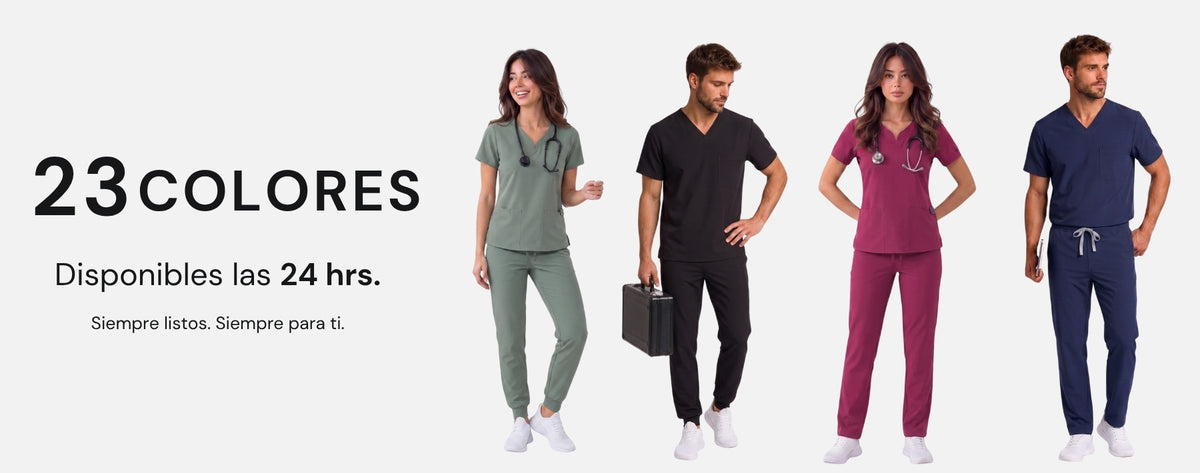 Uniformes médicos Cleëmedic en 23 colores