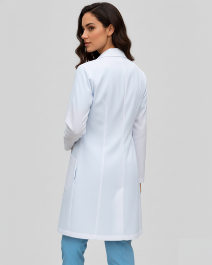 Bata Century Mujer | Tela CleëShield (Rígida)