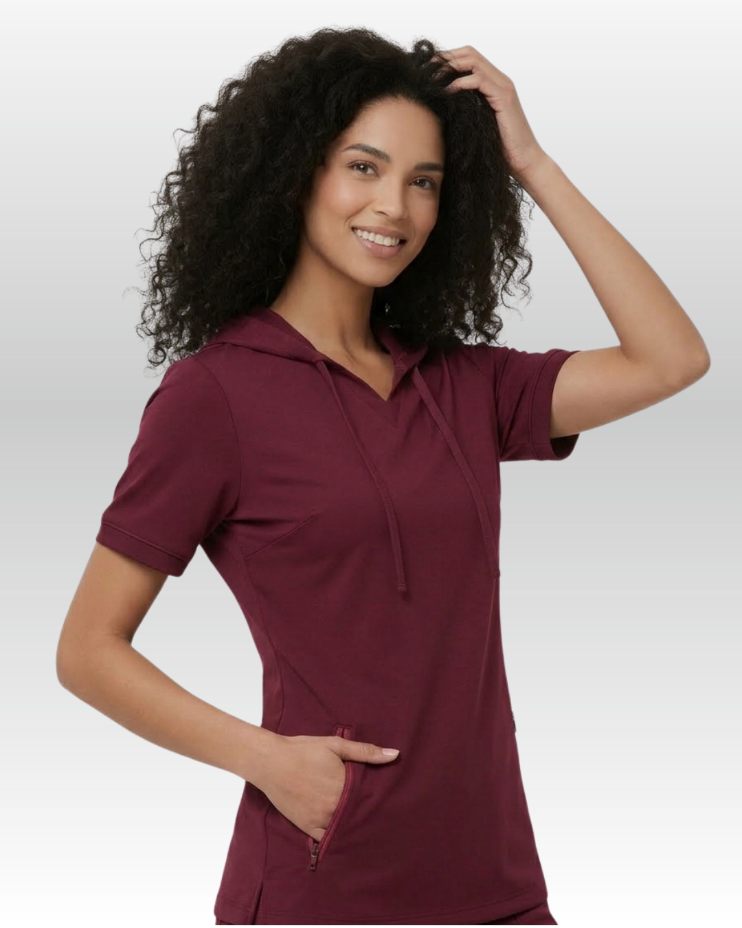 Top Hoodie Mujer | 2 Pockets