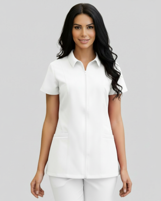 Top Cierre Mujer | Tela CleëStretch