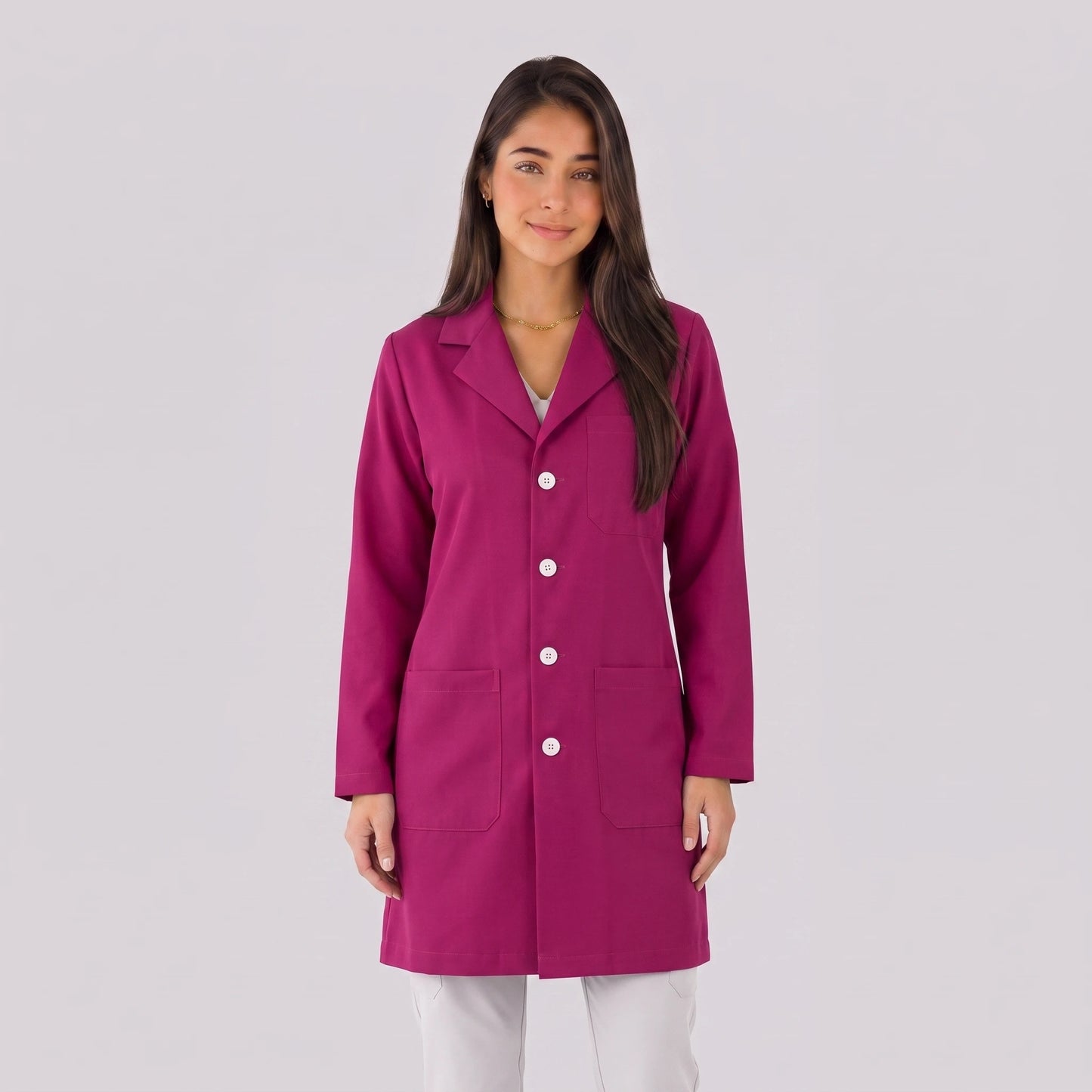 Bata Corta Essential Mujer | 3 Pockets