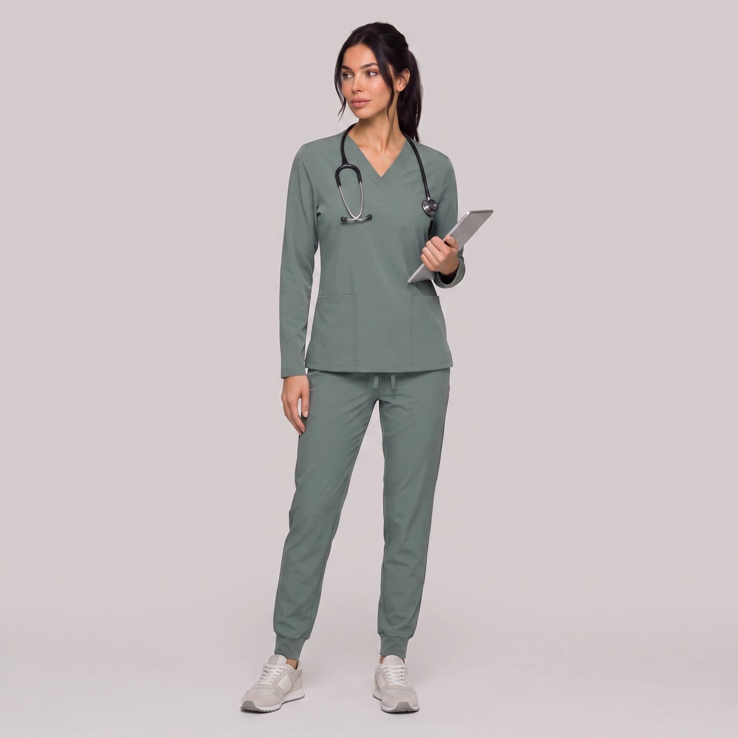 Top Manga Larga Mujer | 2 Pockets