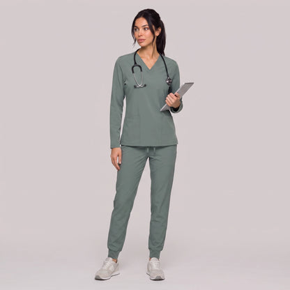 Top Manga Larga Mujer | 2 Pockets