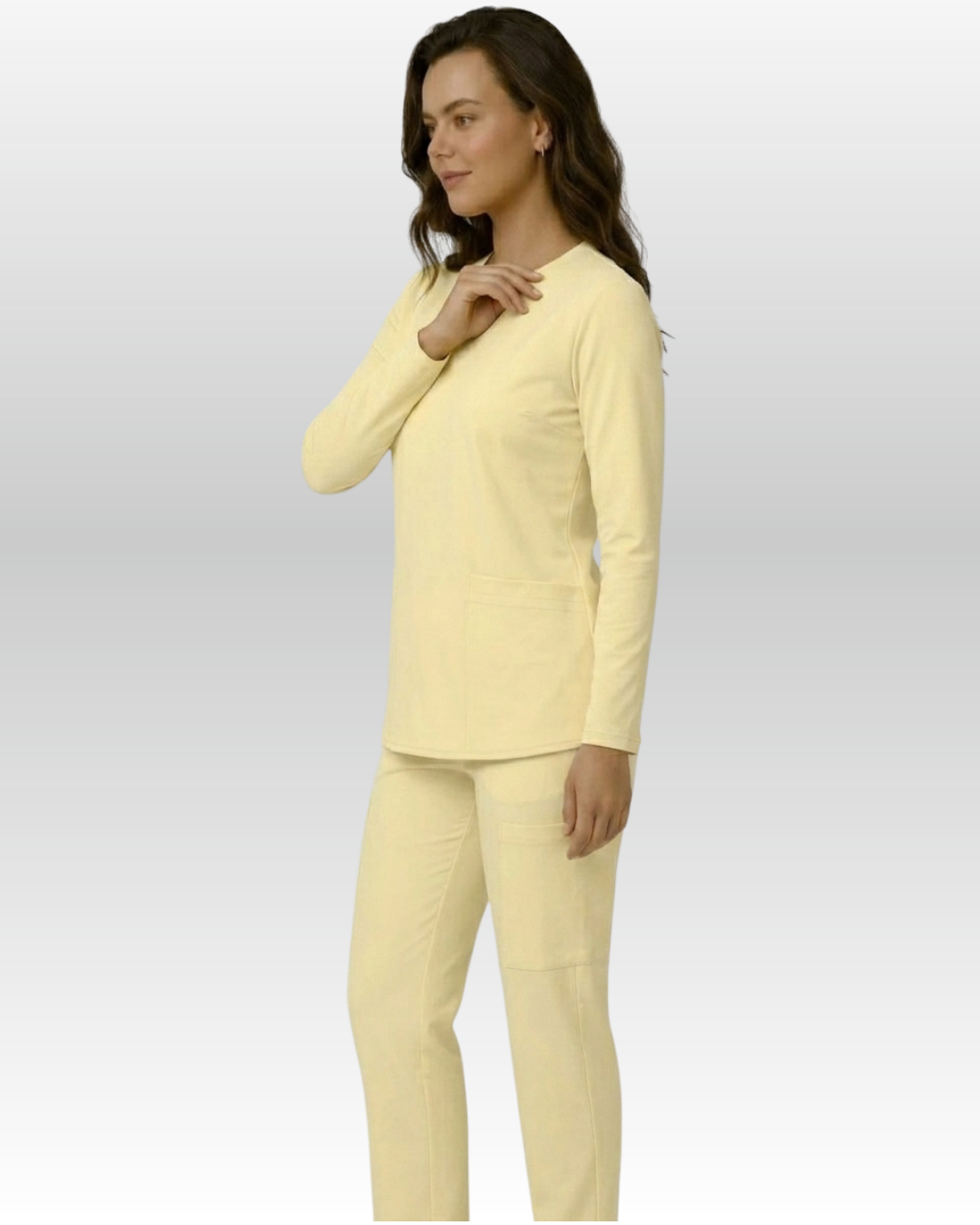 Top Manga Larga Mujer | 2 Pockets