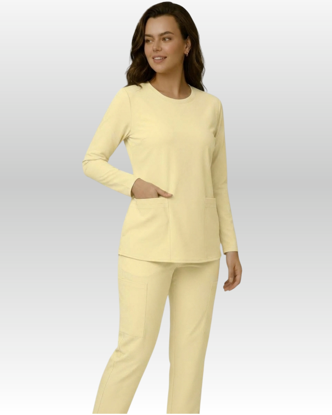 Top Manga Larga Mujer | 2 Pockets