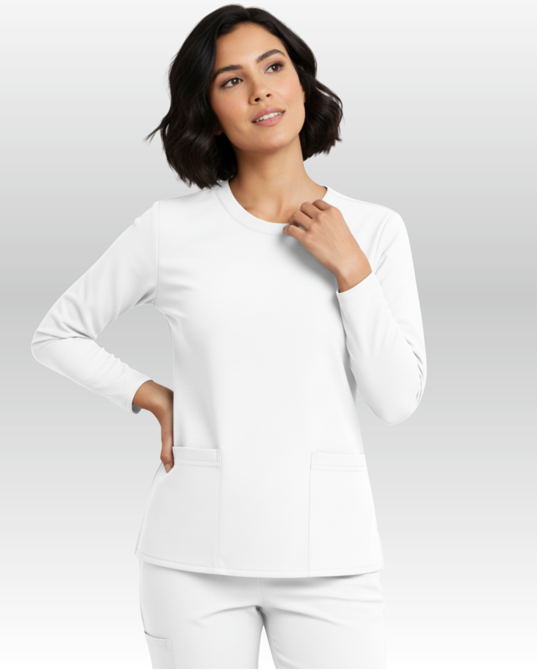 Top Manga Larga Mujer | 2 Pockets