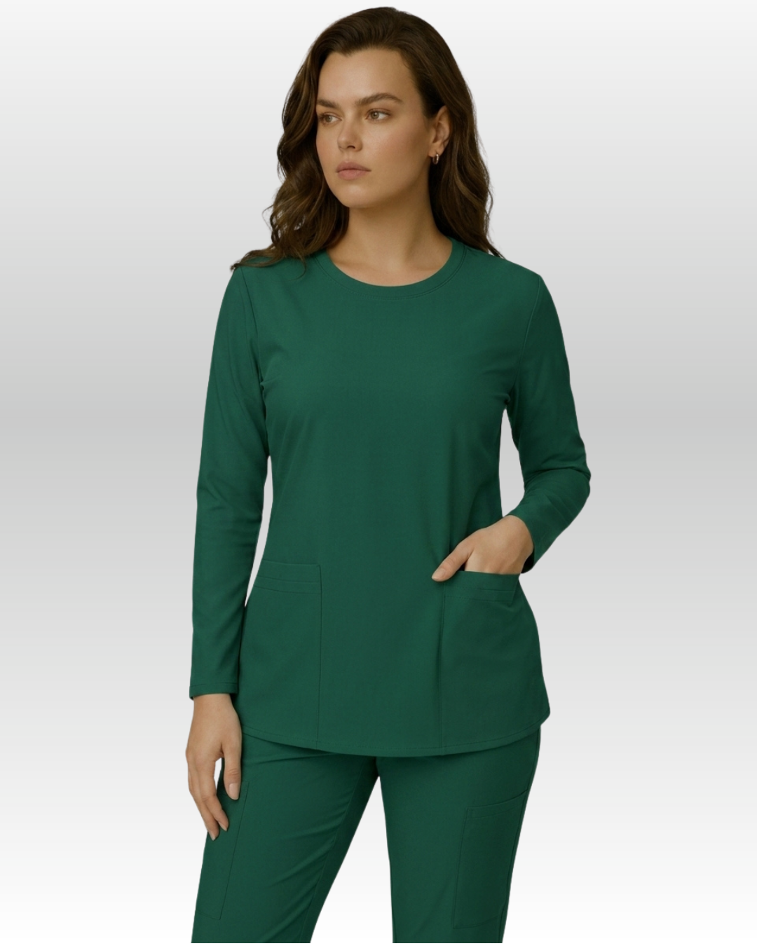 Top Manga Larga Mujer | 2 Pockets