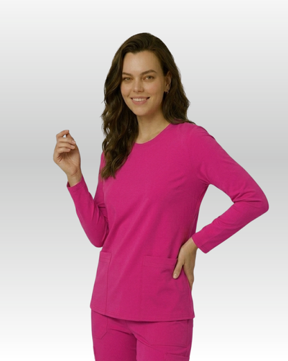 Top Manga Larga Mujer | 2 Pockets