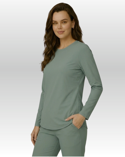 Top Manga Larga Mujer | 2 Pockets