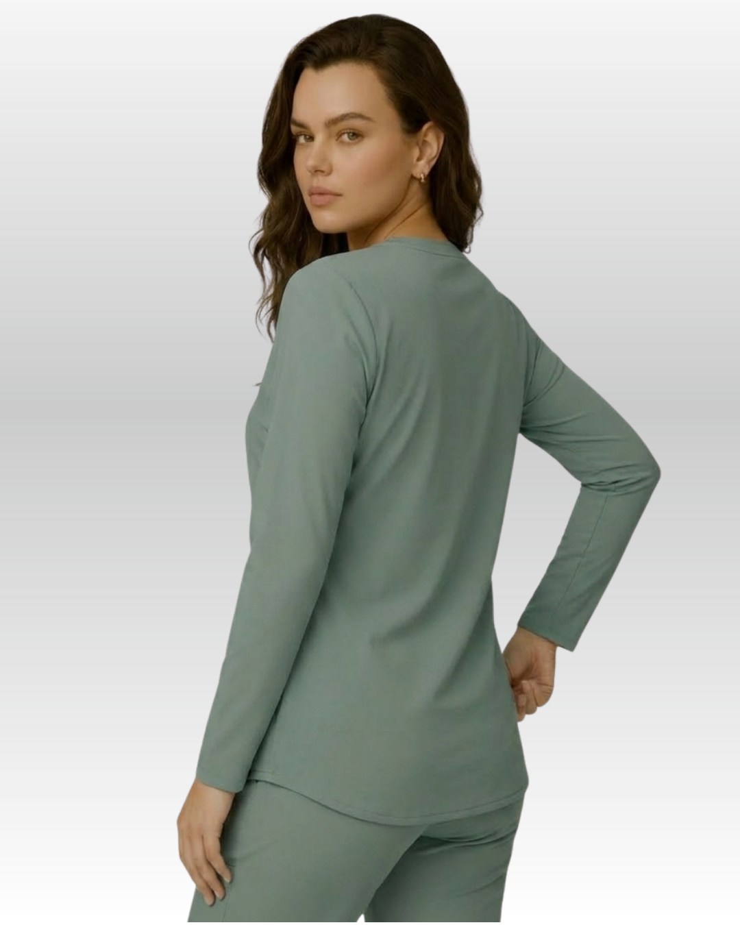 Top Manga Larga Mujer | 2 Pockets