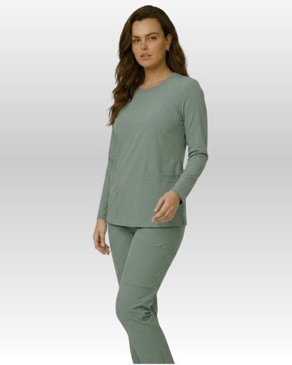 Top Manga Larga Mujer | 2 Pockets
