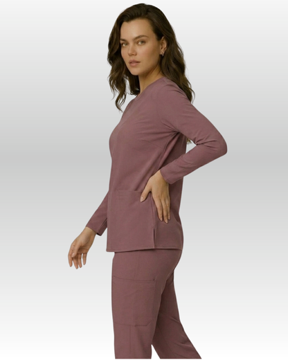 Top Manga Larga Mujer | 2 Pockets