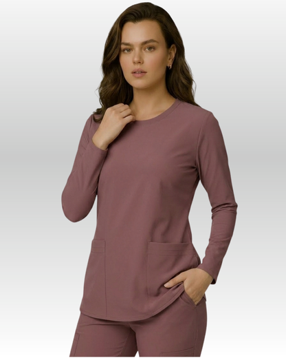 Top Manga Larga Mujer | 2 Pockets