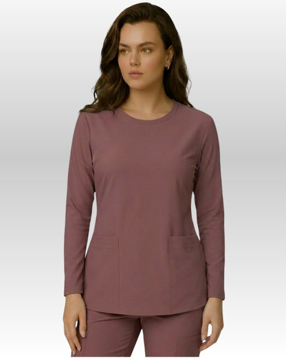 Top Manga Larga Mujer | 2 Pockets