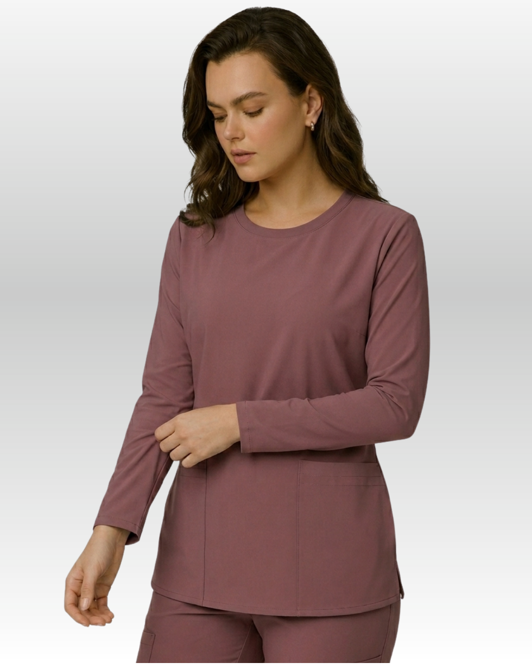 Top Manga Larga Mujer | 2 Pockets