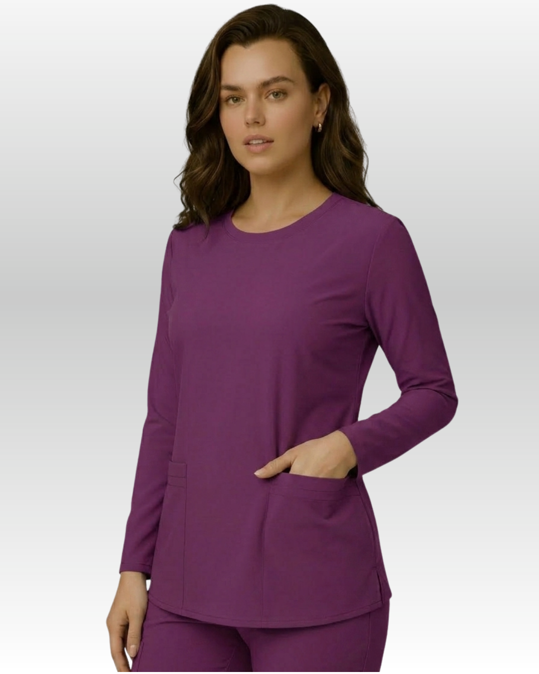 Top Manga Larga Mujer | 2 Pockets