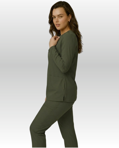 Top Manga Larga Mujer | 2 Pockets