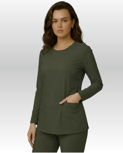 Top Manga Larga Mujer | 2 Pockets