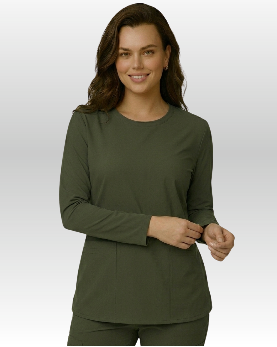 Top Manga Larga Mujer | 2 Pockets