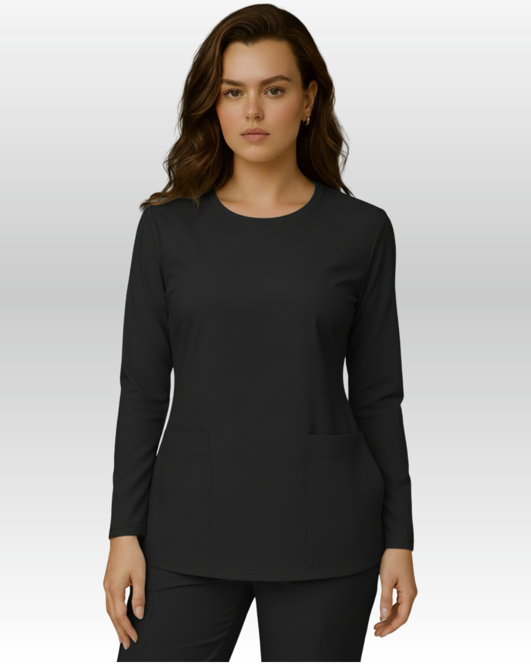 Top Manga Larga Mujer | 2 Pockets
