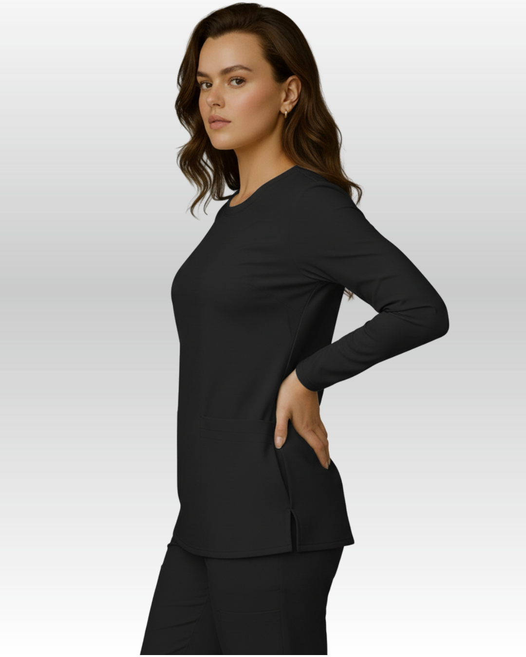 Top Manga Larga Mujer | 2 Pockets