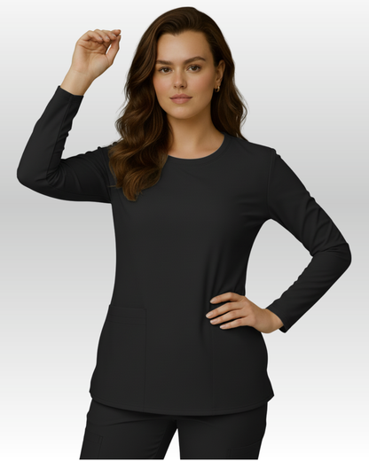 Top Manga Larga Mujer | 2 Pockets