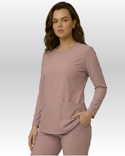 Top Manga Larga Mujer | 2 Pockets