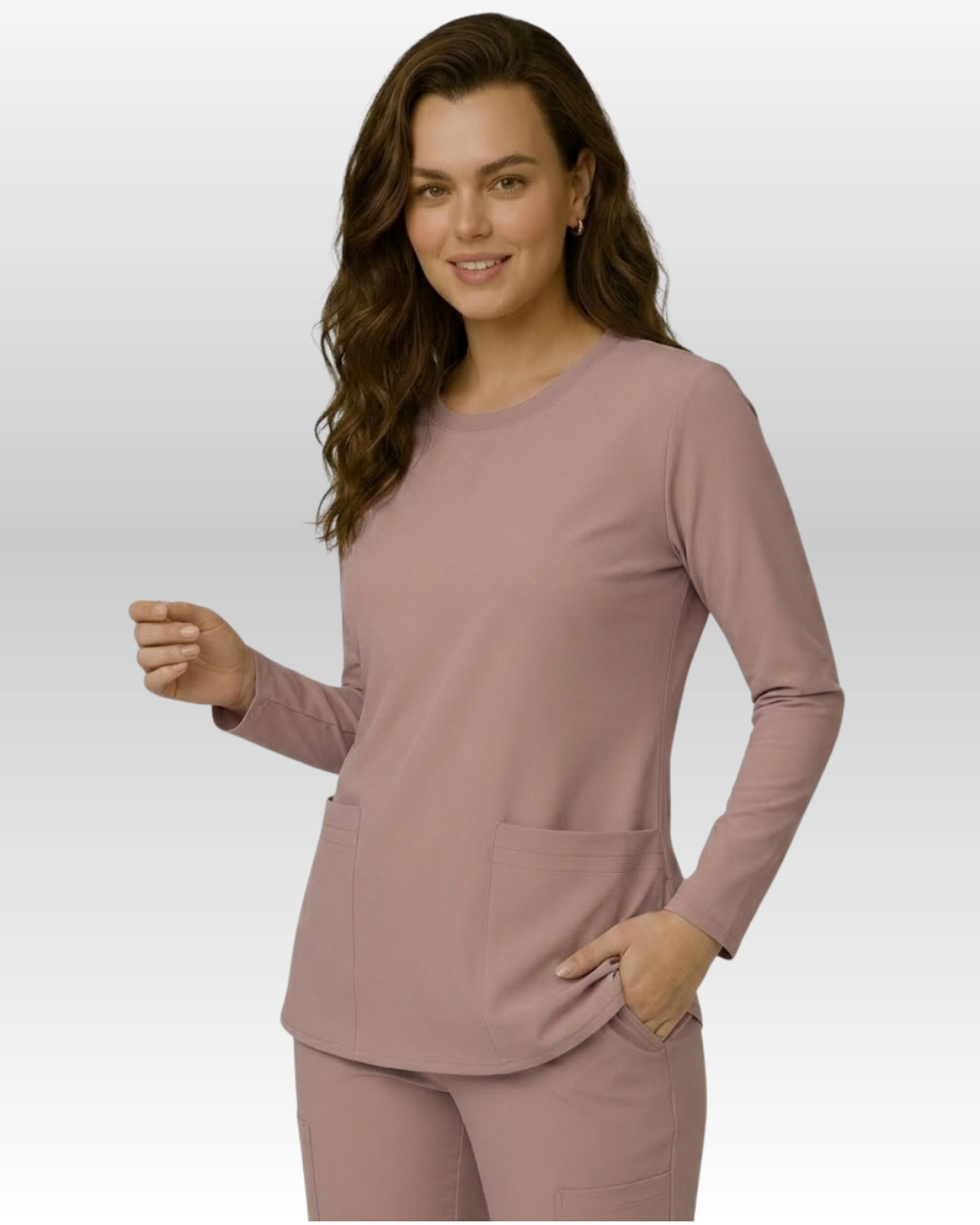 Top Manga Larga Mujer | 2 Pockets