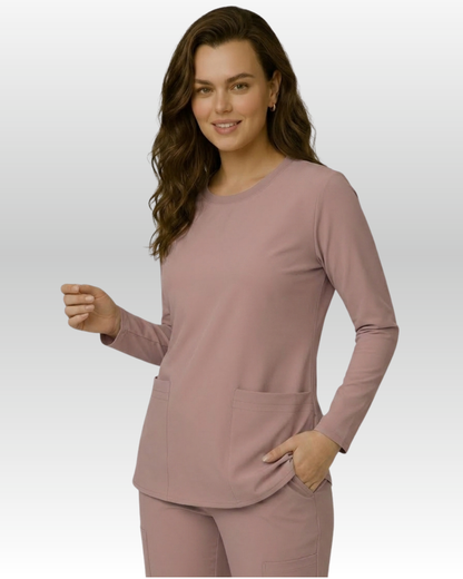 Top Manga Larga Mujer | 2 Pockets
