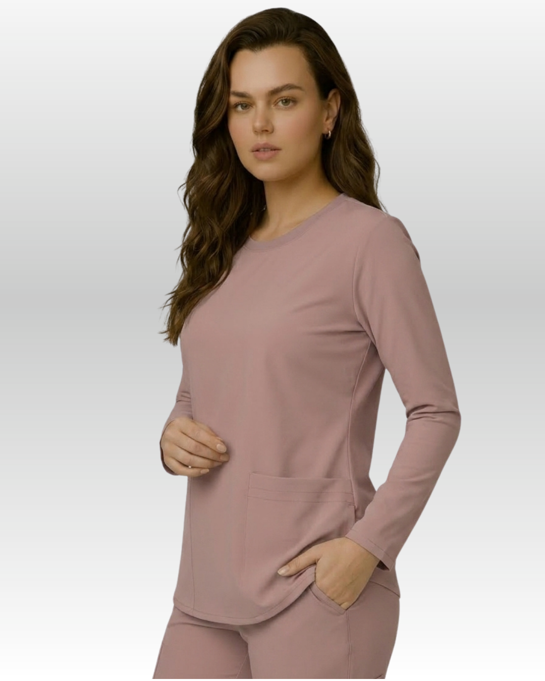 Top Manga Larga Mujer | 2 Pockets
