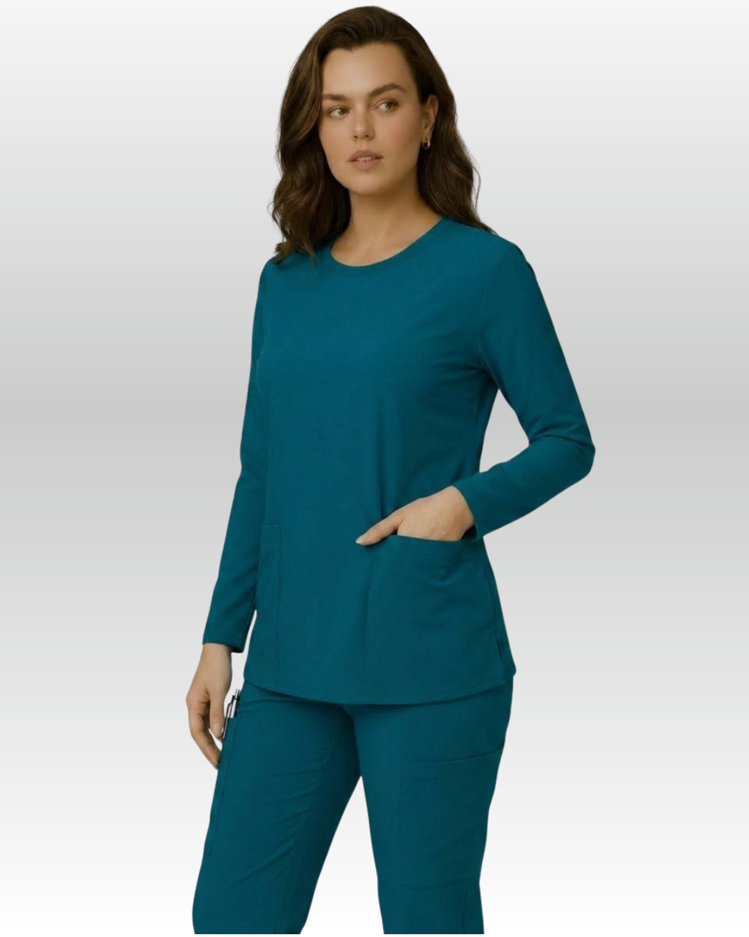 Top Manga Larga Mujer | 2 Pockets