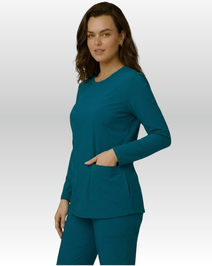 Top Manga Larga Mujer | 2 Pockets