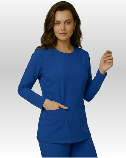 Top Manga Larga Mujer | 2 Pockets