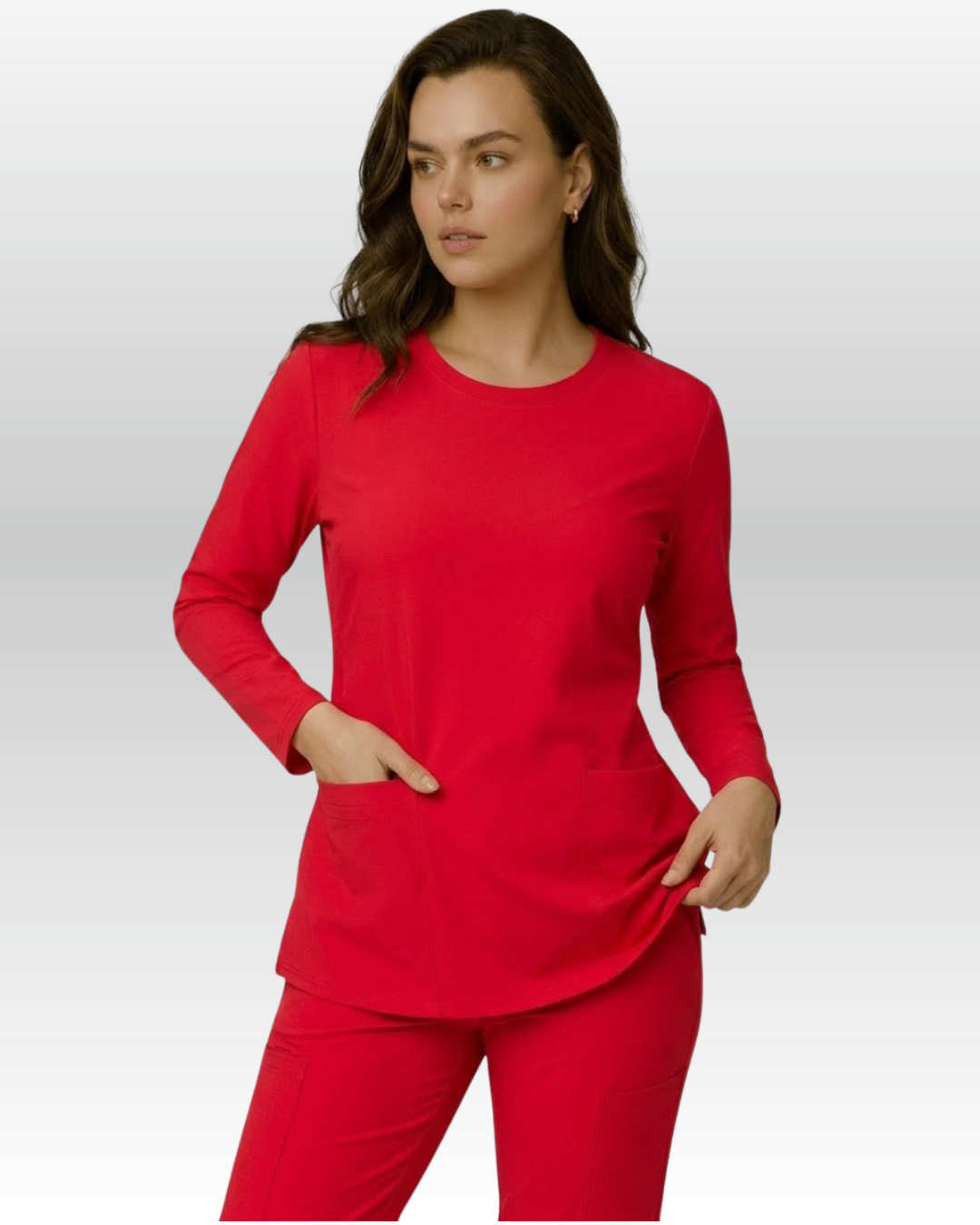 Top Manga Larga Mujer | 2 Pockets