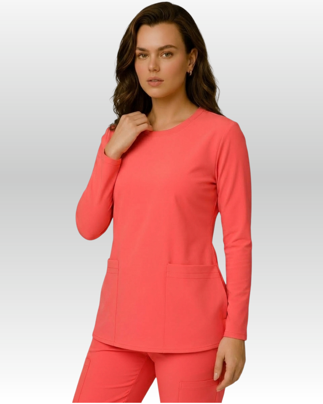 Top Manga Larga Mujer | 2 Pockets
