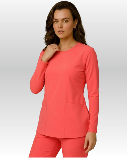 Top Manga Larga Mujer | 2 Pockets