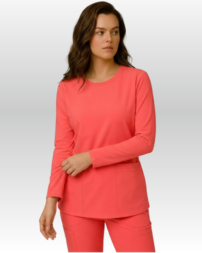 Top Manga Larga Mujer | 2 Pockets