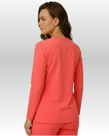 Top Manga Larga Mujer | 2 Pockets