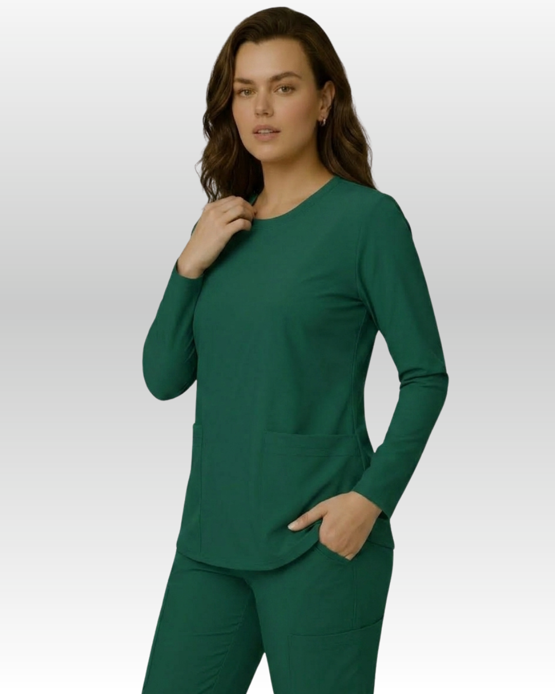 Top Manga Larga Mujer | 2 Pockets