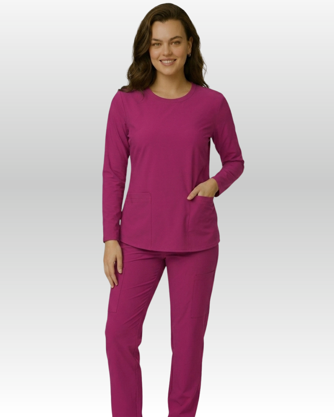 Top Manga Larga Mujer | 2 Pockets