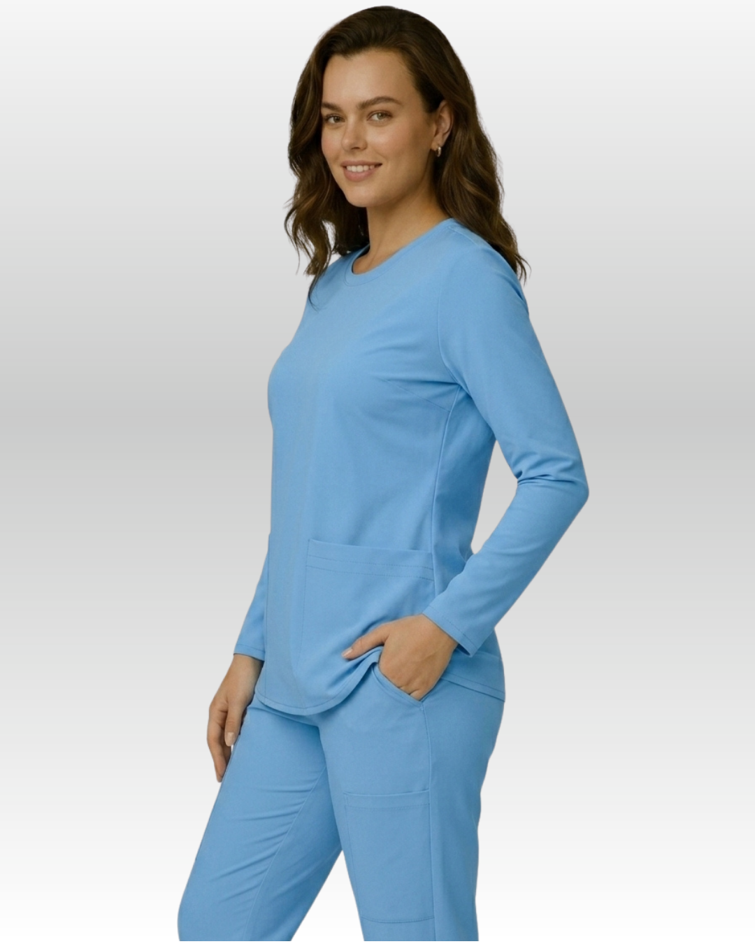 Top Manga Larga Mujer | 2 Pockets