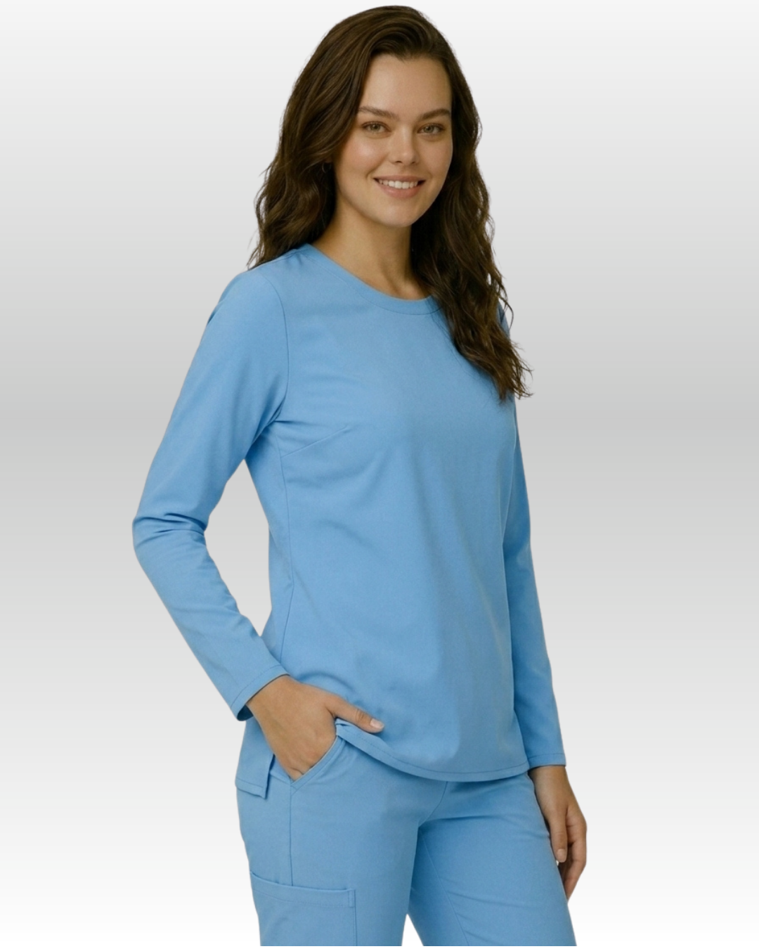 Top Manga Larga Mujer | 2 Pockets