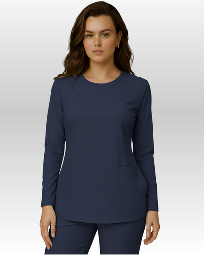 Top Manga Larga Mujer | 2 Pockets