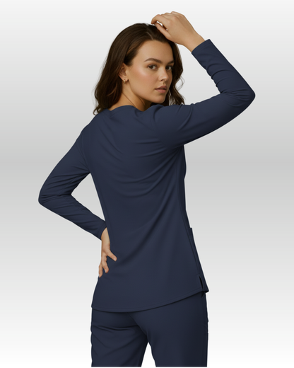 Top Manga Larga Mujer | 2 Pockets