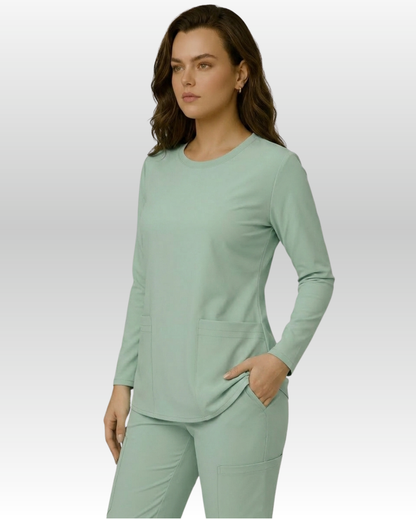 Top Manga Larga Mujer | 2 Pockets