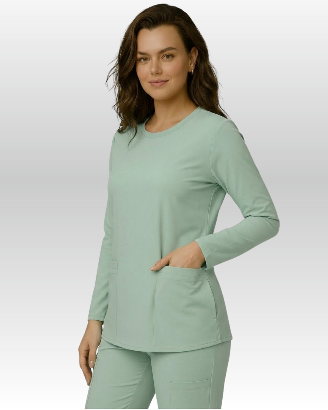 Top Manga Larga Mujer | 2 Pockets