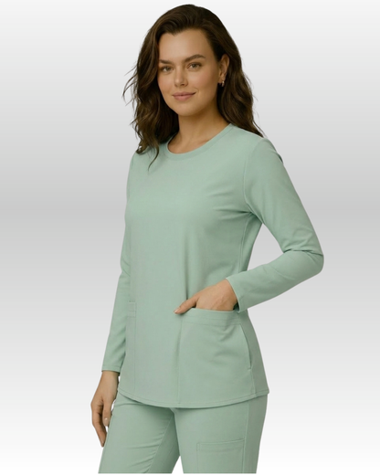 Top Manga Larga Mujer | 2 Pockets