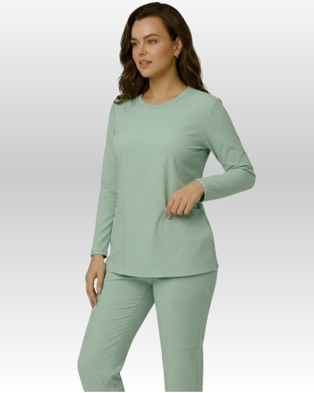 Top Manga Larga Mujer | 2 Pockets