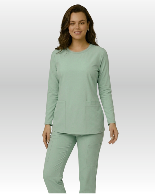 Top Manga Larga Mujer | 2 Pockets