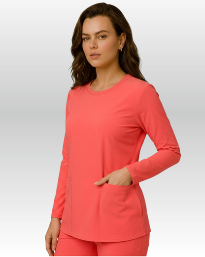Top Manga Larga Mujer | 2 Pockets